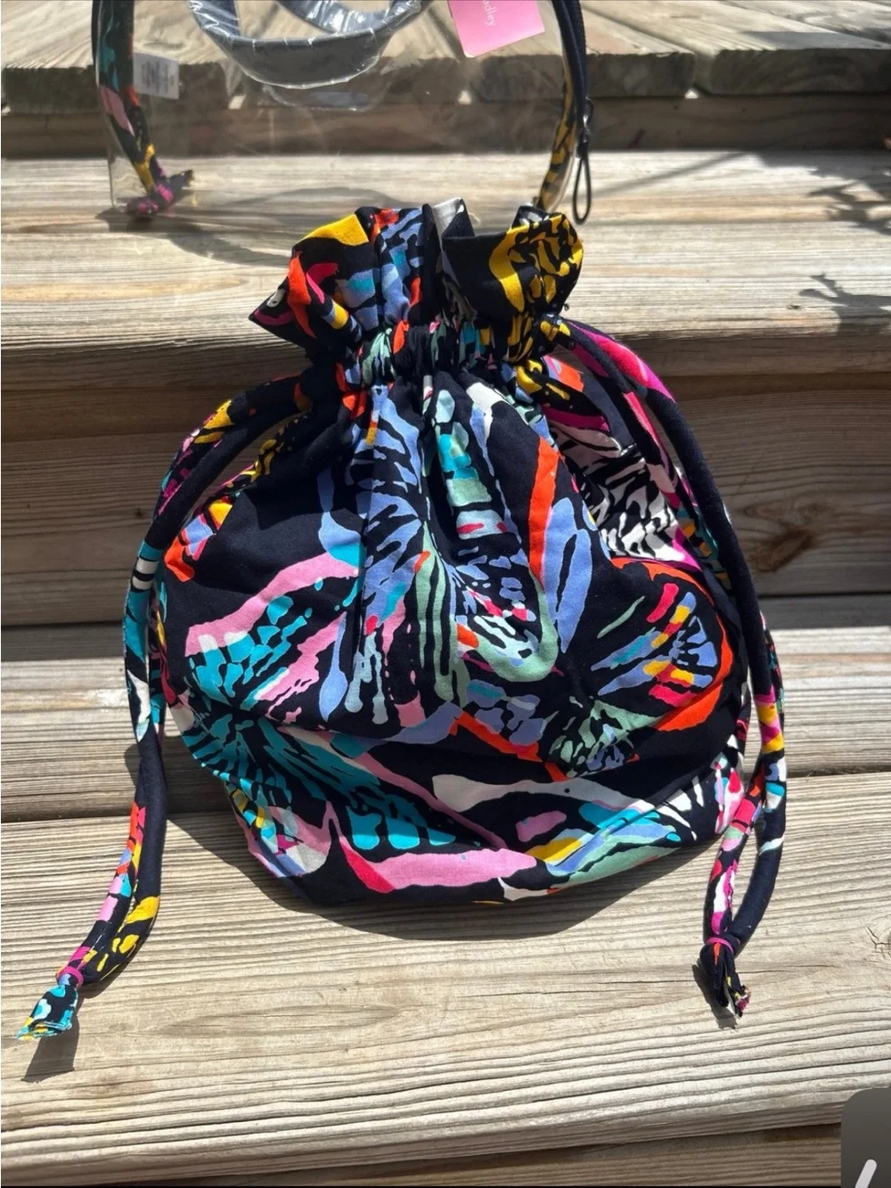 Vera Bradley Mini Ditty Gift Set in Butterfly Flutter Draw String Bags NWT
